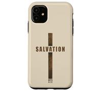 SALVATION - Acts 4:12 No Other Name Cross of Jesus Christ Custodia per iPhone 11