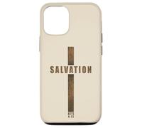 SALVATION - Acts 4:12 No Other Name Cross of Jesus Christ Custodia per iPhone 12/12 Pro