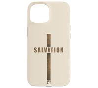 SALVATION - Acts 4:12 No Other Name Cross of Jesus Christ Custodia per iPhone 15