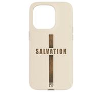 SALVATION - Acts 4:12 No Other Name Cross of Jesus Christ Custodia per iPhone 15 Pro