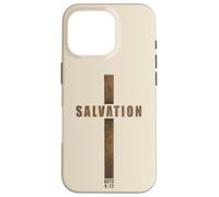 SALVATION - Acts 4:12 No Other Name Cross of Jesus Christ Custodia per iPhone 16 Pro