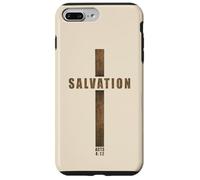 SALVATION - Acts 4:12 No Other Name Cross of Jesus Christ Custodia per iPhone 7 Plus/8 Plus