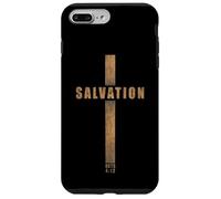 SALVATION - Acts 4:12 No Other Name Cross of Jesus Christ Custodia per iPhone 7 Plus/8 Plus