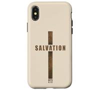 SALVATION - Acts 4:12 No Other Name Cross of Jesus Christ Custodia per iPhone X/XS