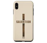 SALVATION - Acts 4:12 No Other Name Cross of Jesus Christ Custodia per iPhone XS Max