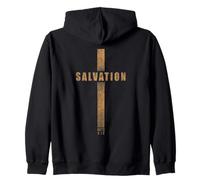 Salvation - Acts 4:12 No Other Name Cross of Jesus Christ Felpa con Cappuccio