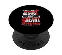 Salvato Da Gesù E Da Un Incredibile Cardiochirurgo Paziente PopSockets PopGrip Adesivo