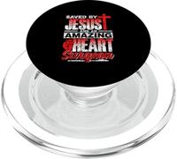Salvato Da Gesù E Da Un Incredibile Cardiochirurgo Paziente PopSockets PopGrip per MagSafe