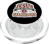 Salvato da Gesù e un incredibile cardiologo medico Christian PopSockets PopGrip per MagSafe