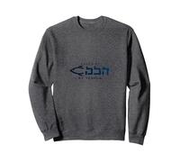 Salvato da Yeshua Christian Faith Inspirational for Men Felpa, Unisex per Adulti, Grigio Scuro, M