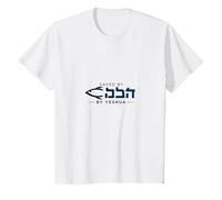 Salvato da Yeshua Christian Faith Inspirational for Men Maglietta, Bambini, Bianco, 10 Anni