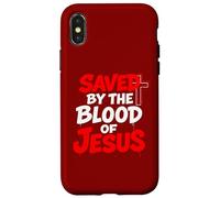 Salvato dal sangue di Gesù Romani 3 25 1 Giovanni 2 2 Custodia per iPhone X/XS