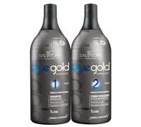 Salvatore Blue Gold Premium Kit 2x1L - Shampoo + Balsamo Levigante