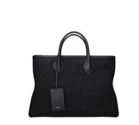 Salvatore Ferragamo Black Fabric Handbag
