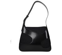 Salvatore Ferragamo Black Fabric Shoulder Bag