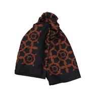 Salvatore Ferragamo Black Silk Scarf