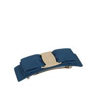 Salvatore Ferragamo Blue Fabric Hair Bow