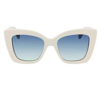 Salvatore Ferragamo Sf1023s Occhiali Da Sole Donna Bianco Farfalla Blu 52mm