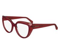Salvatore Ferragamo SF2984 Sunglasses, 613 Transparent Red/Red, 6 1/2 Unisex