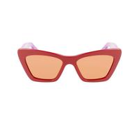 Salvatore Ferragamo Sf929s Occhiali Da Sole Donna Marrone Cat-eye Marrone 55mm