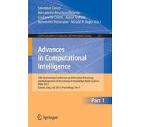 Salvatore Greco Advances in Computational Intelligence, Part I (Tascabile)