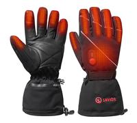 Salvatore Guanti riscaldati elettrici ricaricabili riscaldati impermeabili Guanti termici invernali caldi Sci Snowboard Caccia Equitazione