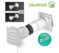 SALVATORE IL RECUPERATORE DI CALORE monostanza Ø100 - VMC controllata