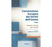 Salvatore Primiceri Convenzione Europea dei Diritti dell'Uomo (CEDU) (Tascabile)