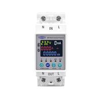 Salvavita Con Riarmo Automatico TOMZN 63A 110V 230V WIFI Smart Switch smartlife Kwh Misurazione Interruttore Automatico Temporizzatore con tensione di corrente e protezione dalle perdite Differenziale