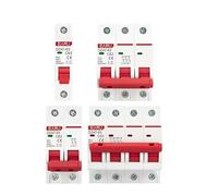 Salvavita Riarmo Automatico DZ47 1-4 poli 3A 6A 10A 16A 20A 32A 40A 50A 63A 400V Interruttore automatico mini MCB tipo C Montaggio su guida da 35 mm Capacità di interruzione 6KA(3,32A)