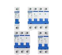 Salvavita Riarmo Automatico MCB DZ47-63 1P 2P 3P 4P 6A-63A AC 230V/400V Tipo C Mini Interruttore Automatico Protettore da Sovraccarico Rail Capacità di Interruzione Aria(4P,32A)