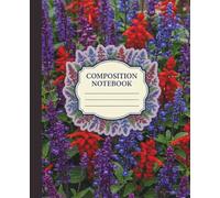 Salvia Meadow Academic Journal Wide Ruled 110 Pages: 7.5 x 9.25 Inch Standard Stationery for Instructors, Teens, Women, Boys, and Girls to Record Daily Notes and Lessons