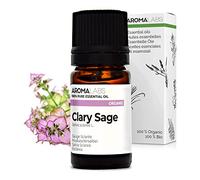 Salvia Sclarea BIO (Salvia sclarea) - 5 mL - Olio Essenziale Chemiotipizzato e Certificato AB - Ciclo mestruale & Menopausa - Aroma Labs - Made in France