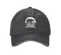 Salviamo Gli Unicorni Paffuti Uomini Donna Berretto da Baseball Cotone Visiera Baseball Cappellino Regolabile Cappelli da papà per Viaggi Che Corre Campeggio