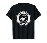 Salviamo I Lupi Save The Wolves Maglietta