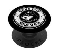 Salviamo I Lupi Save The Wolves PopSockets PopGrip Adesivo