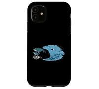 Salviamo il pianeta Pesce di plastica che mangia le balene Custodia per iPhone 11