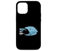 Salviamo il pianeta Pesce di plastica che mangia le balene Custodia per iPhone 12/12 Pro