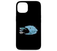 Salviamo il pianeta Pesce di plastica che mangia le balene Custodia per iPhone 13