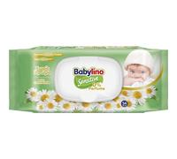 2 Confezioni (Tot. 108 Salviette) Babylino Sensitive Salviettine con Camomilla