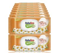 Salviette Babylino Sensitive alla Camomilla, formula 98% Naturale, rip