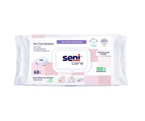 Salviette bagnate sensibili a Seni Care - 68 pezzi | Pacchetto (68 pez