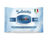 Salviette Camon Talco per la cura del pelo di cani e gatti - Set %: 12 x 40 pz