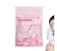 Salviette compresse, 100 pezzi confezionati singolarmente spessi, assorbenti, asciugamani da bagno compressi per viaggi e campeggio, per ufficio, palestra, escursionismo,