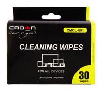 SALVIETTE CROWN MICRO CMCL-001 PER PULIZIA SCHERMI UNIVERSALI CONFEZIONE 30 PEZZI