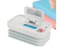 Salviette da calore per pannolini - pieghevole compatta da 7,5 x 5 pollici, wipe in modalità 3 calda, calore sicuro distributore, accesso rapido con temperatura regolabile, salviette per viaggi per