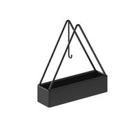 Salviette da cucina, portatili, triangolari, vassoio di riciclaggio, supporto verticale per esterni, piscina, terrazza, vassoi per cassetti delle spezie (nero, taglia unica)