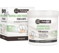 Salviette Da Dito per La Cura Dei Denti per Gatti 50 Pezzo - Igiene Orale per Ga