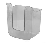 Salviette da parete per cucina e bagno, design di facile accesso con adesivo invisibile (grigio)