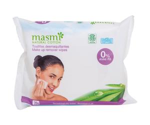 Salviette detergenti bio Masmi per il trucco